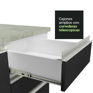 Foto 8 | Alacena Gabinete Bajo Cocina Madesa Glamy 200 Sin Tarja Bn