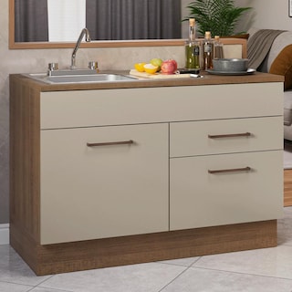 Foto 2 | Gabinete Bajo De Cocina Compacta Madesa Luna Con Tarja Mc