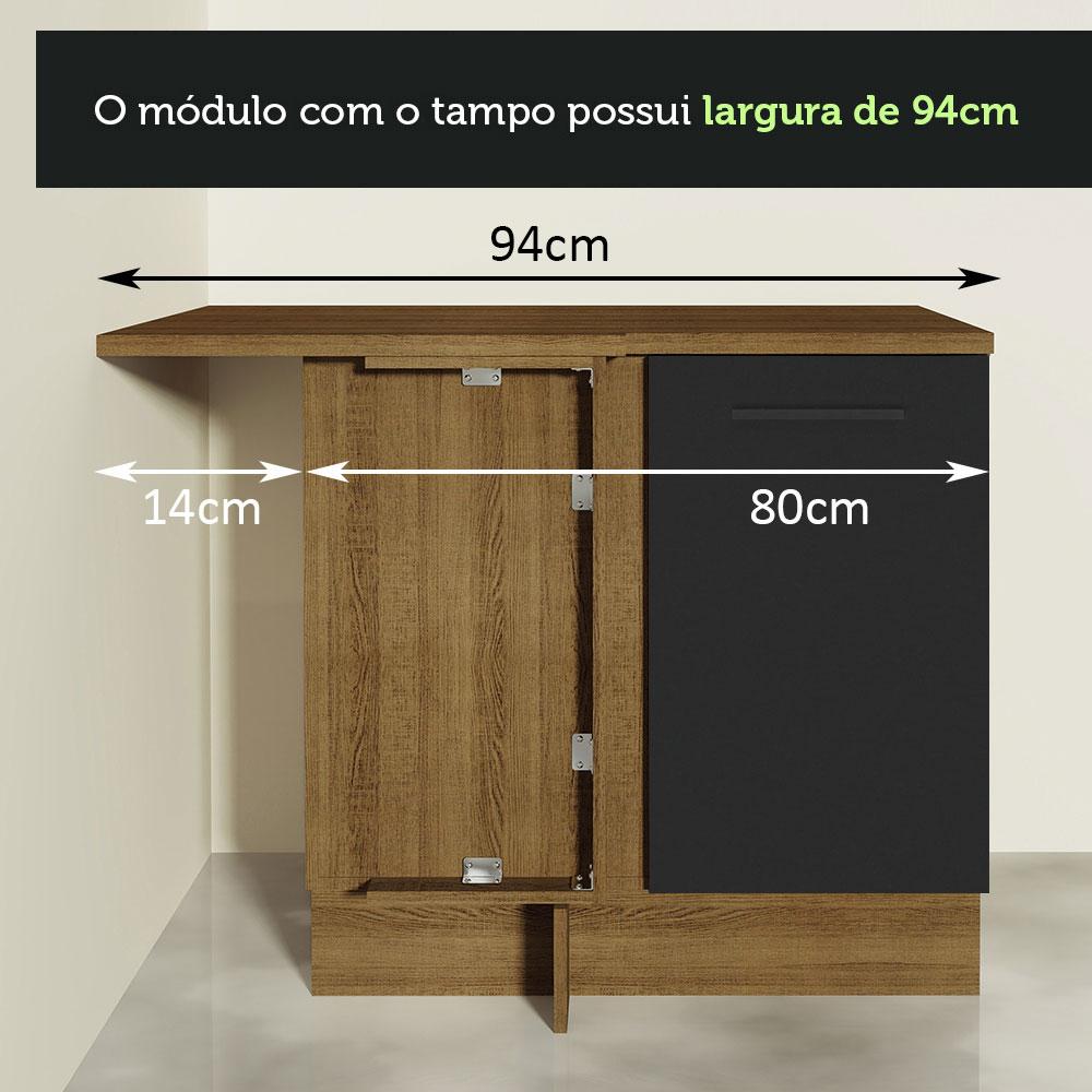 Foto 7 | Gabinete Bajo Cocina Madesa Agata 94cm Con Encimera Mn
