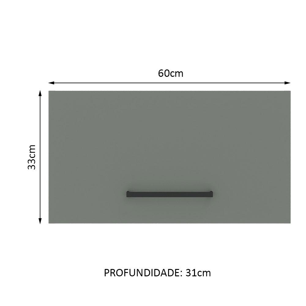 Foto 4 pulgar | Alacena Gabinete Superior Cocina Madesa Agata 60cm Bg