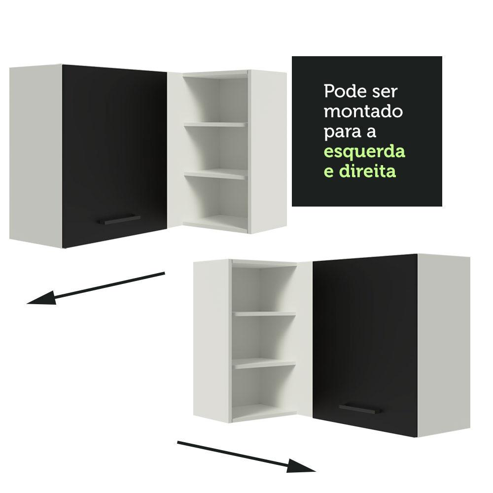 Foto 7 pulgar | Alacena Gabinete Superior Cocina Madesa Agata 166cm Bn