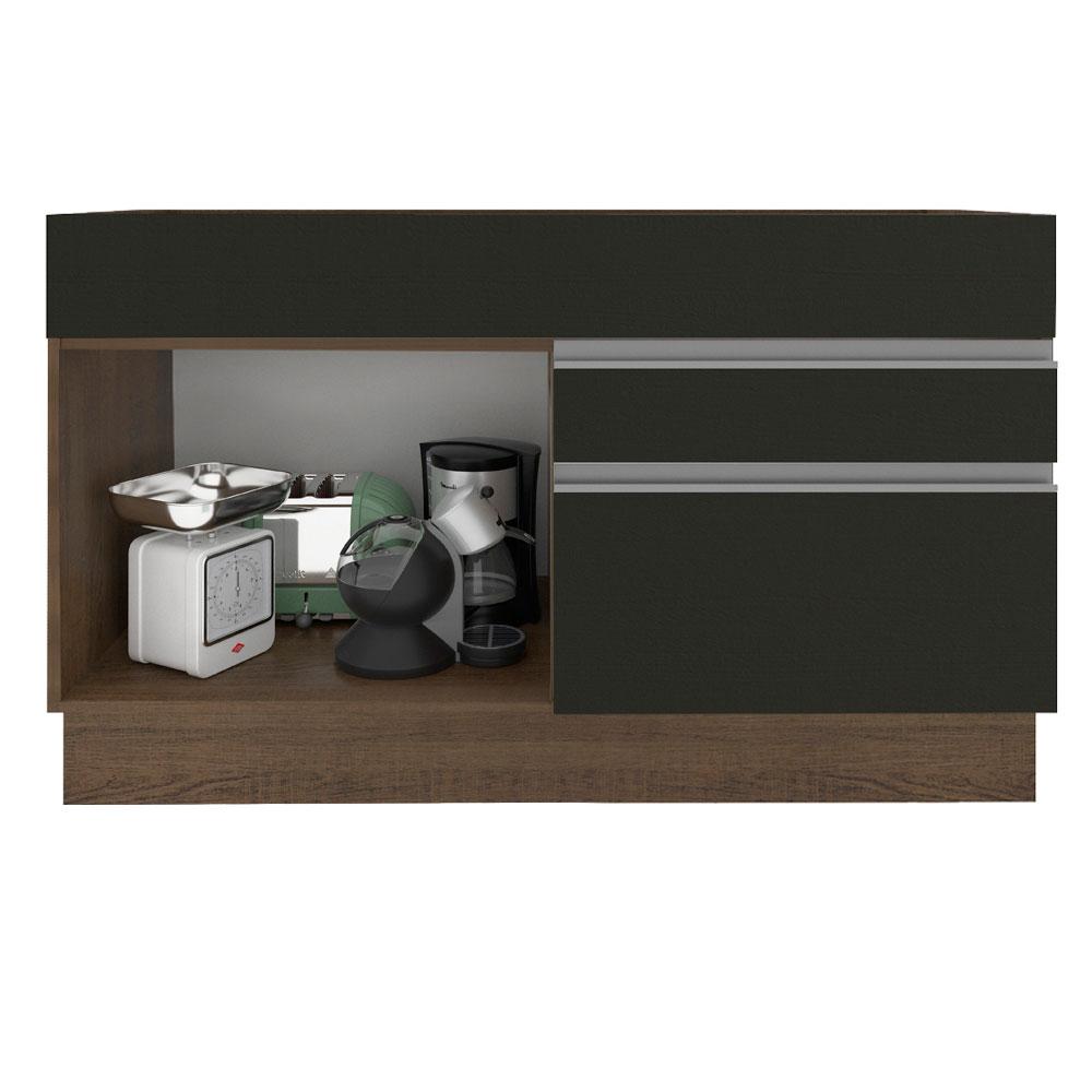 Gabinete Bajo Cocina Madesa Glamy 120cm Sin Encimera Mn