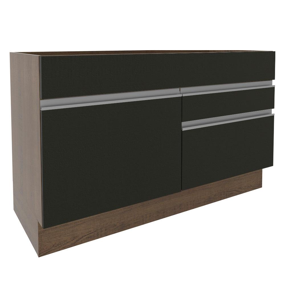 Foto 3 pulgar | Gabinete Bajo Cocina Madesa Glamy 120cm Sin Encimera Mn