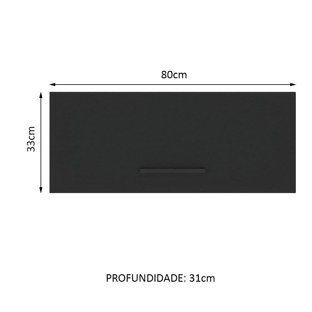 Foto 4 pulgar | Alacena Gabinete Superior Cocina Madesa Agata 80cm Mn