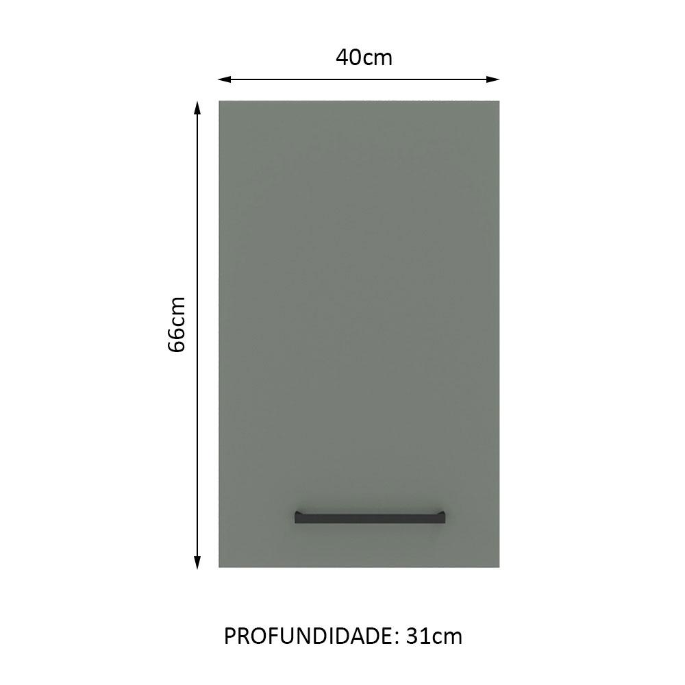 Foto 4 pulgar | Alacena Gabinete Superior Cocina Madesa Agata 40cm Bg