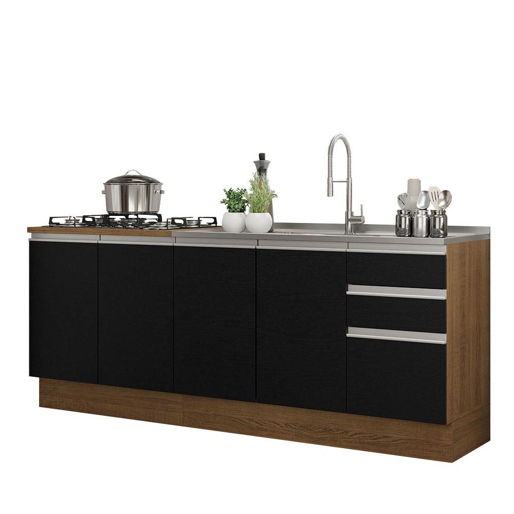 Alacena Gabinete Bajo Cocina Madesa Glamy 200 Sin Tarja Mn