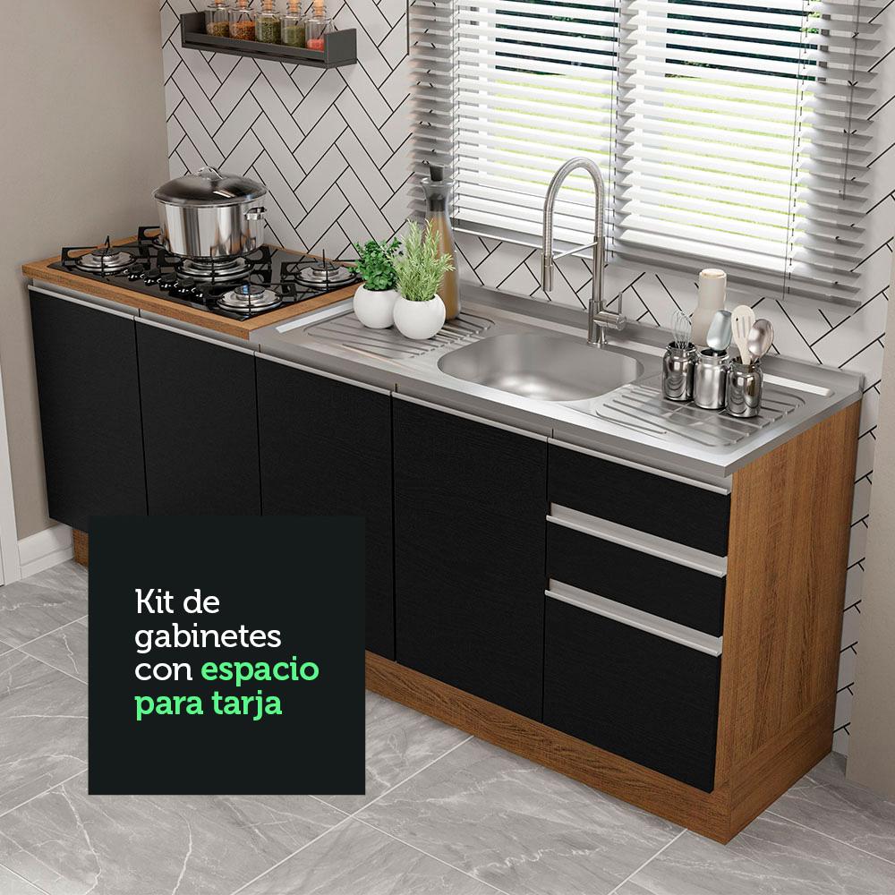 Foto 7 pulgar | Alacena Gabinete Bajo Cocina Madesa Glamy 200 Sin Tarja Mn