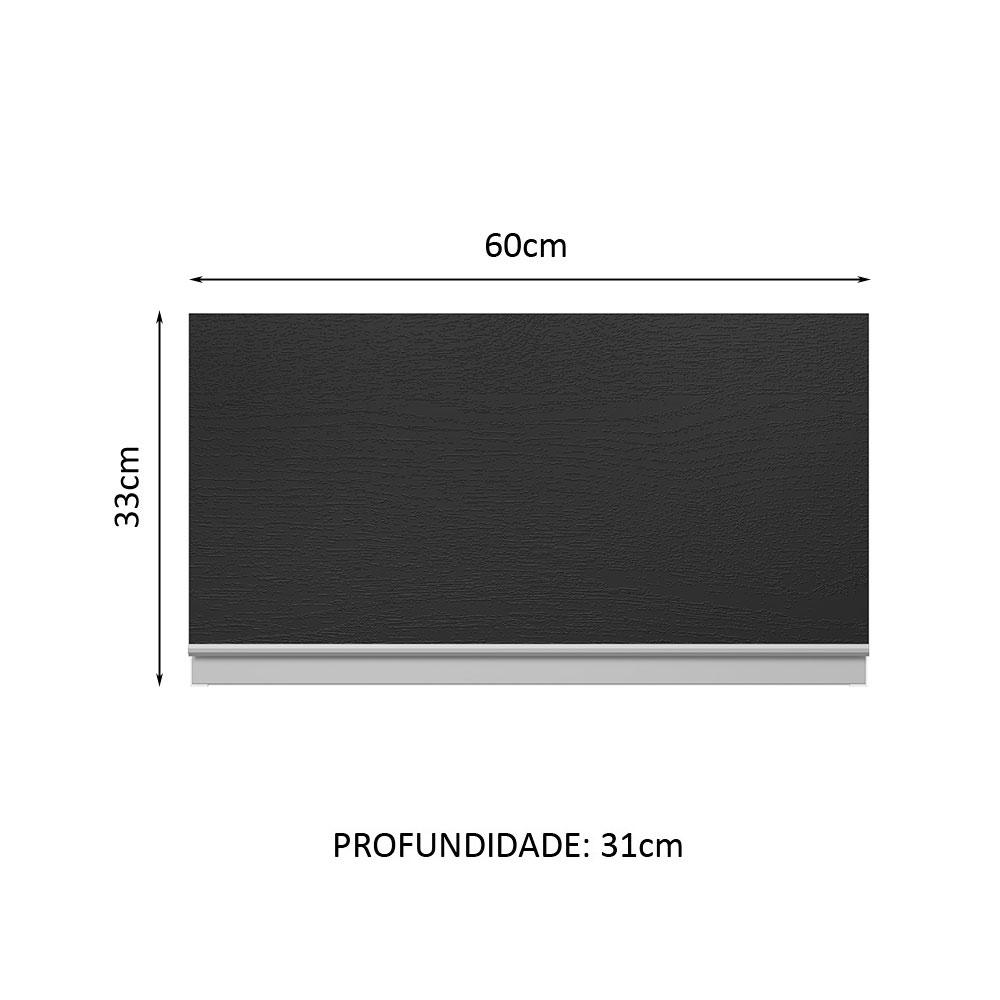 Foto 4 pulgar | Alacena Gabinete Superior Cocina Madesa Glamy 60cm Bn 1