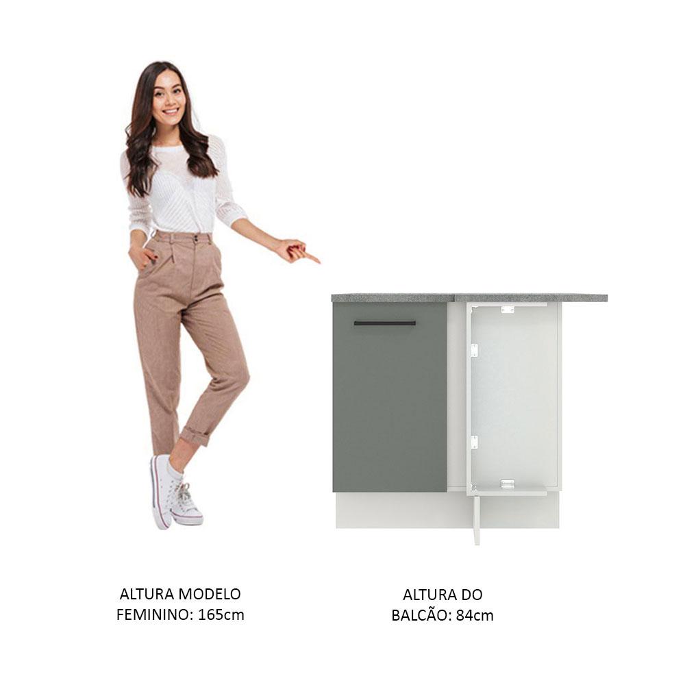 Foto 6 pulgar | Gabinete Bajo Cocina Madesa Agata 94cm Con Encimera Bg