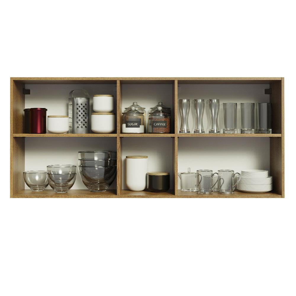 Alacena Gabinete Superior Cocina Madesa Agata 150cm Mg