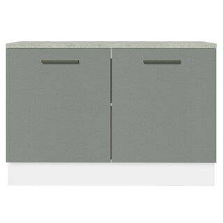 Foto 1 | Gabinete Bajo Cocina Madesa Agata Con Encimera 120cm Bg