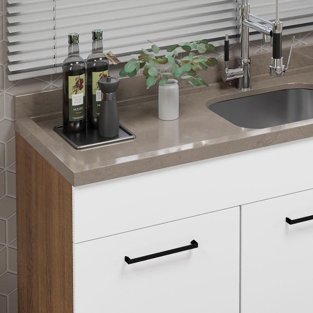 Foto 7 pulgar | Gabinete Bajo Cocina Madesa Agata 150cm Sin Encimera Mb 01