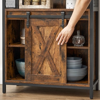 Foto 4 | Armario De Cocina Con Aparador Vasagle De Storage Furniture 30x70x80