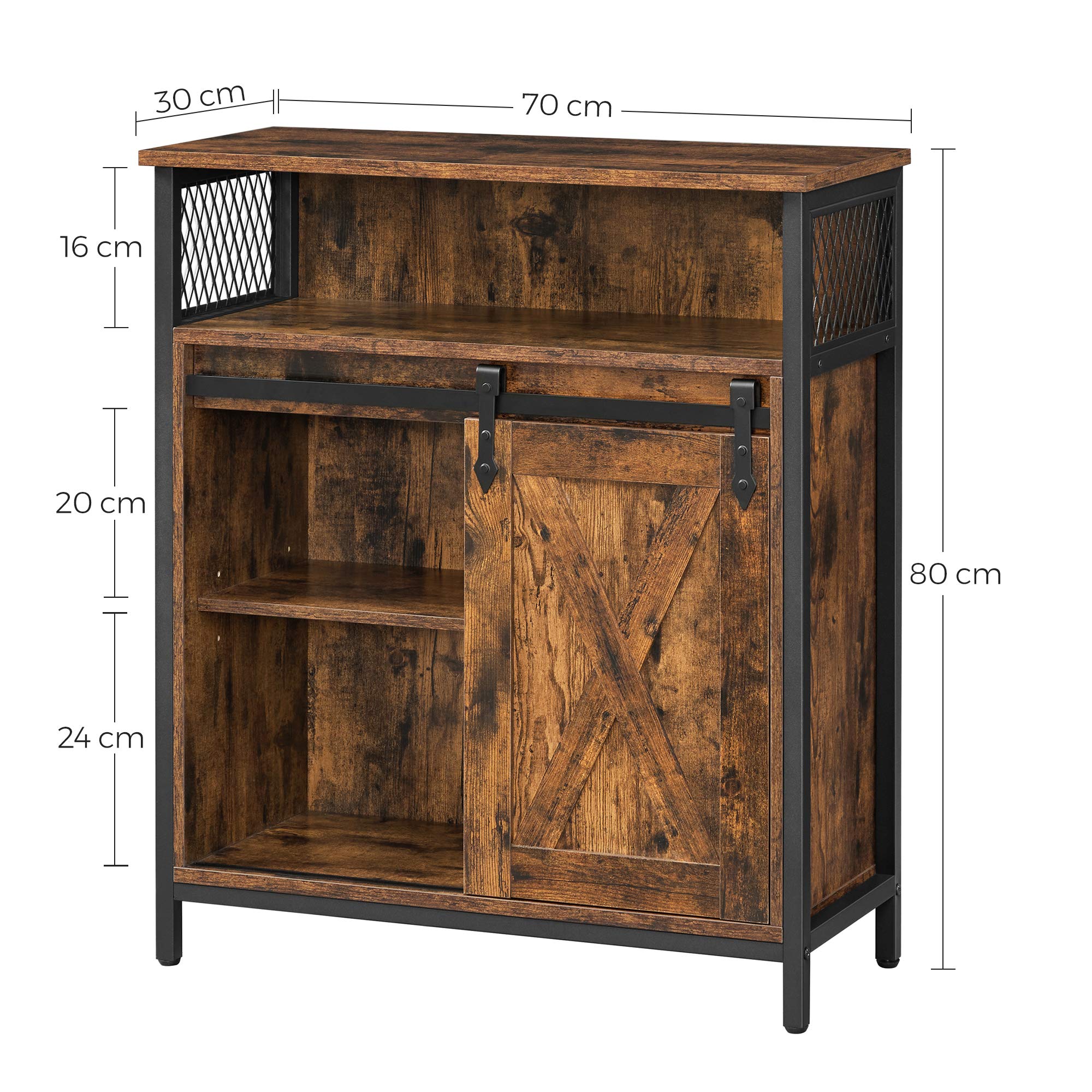 Foto 6 pulgar | Armario De Cocina Con Aparador Vasagle De Storage Furniture 30x70x80