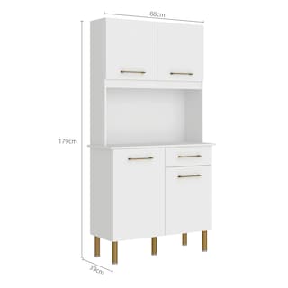 Foto 4 | Alacena Mobi Bruselas Blanco