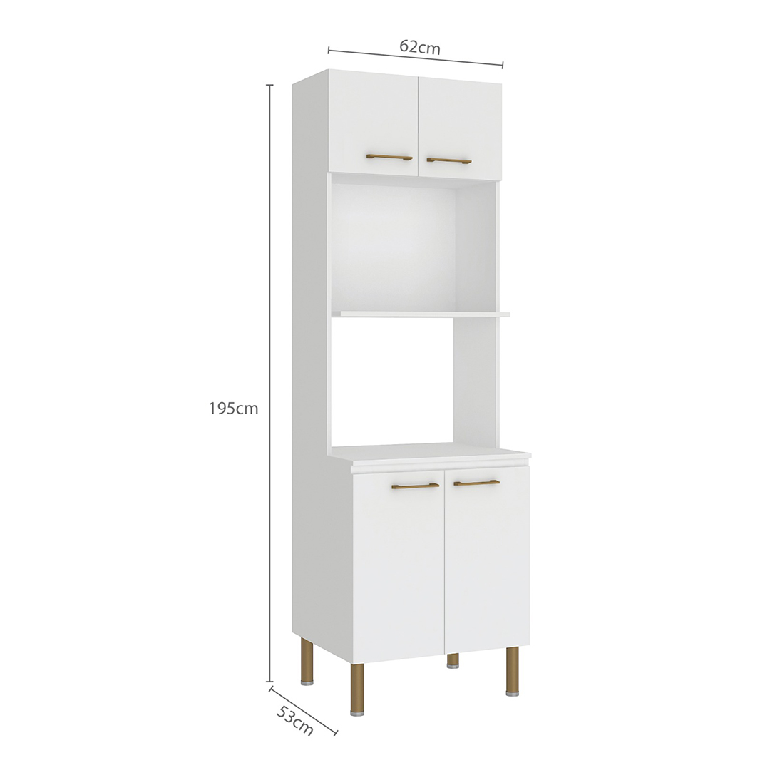 Foto 5 pulgar | Alacena Mobi Baku Blanco