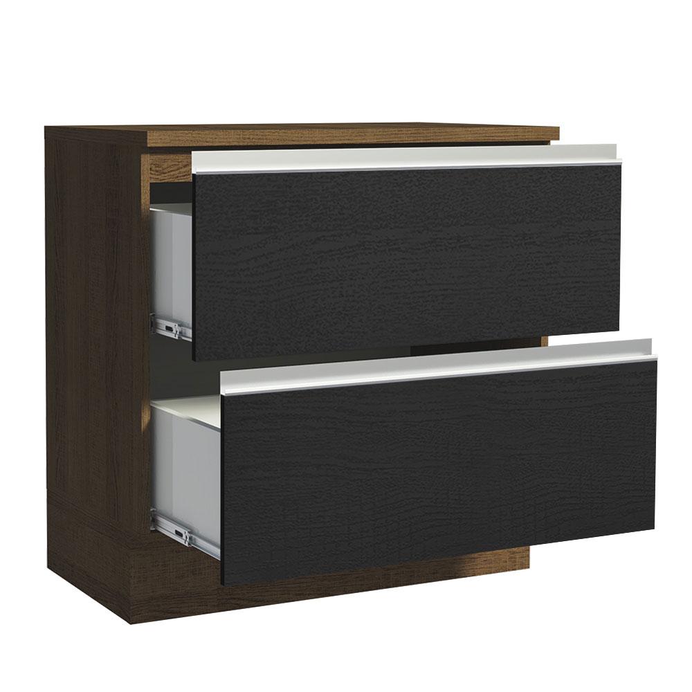 Foto 4 pulgar | Gabinete Bajo Cocina Madesa Glamy 80cm Con Encimera Mn