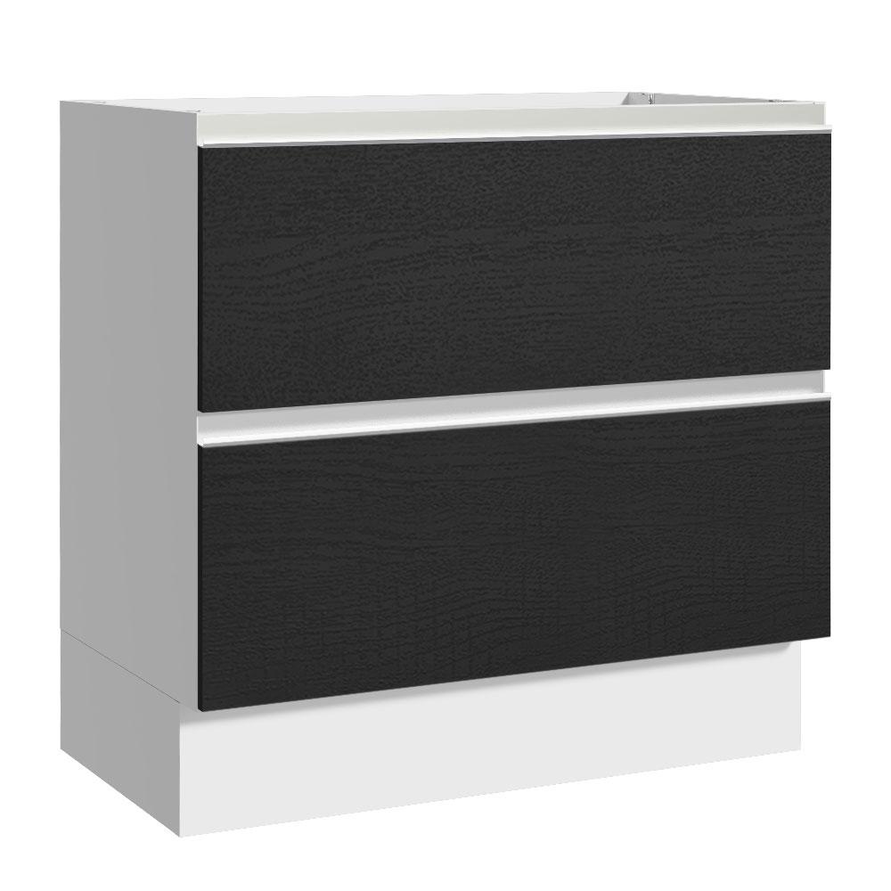 Foto 2 pulgar | Gabinete Bajo Cocina Madesa Glamy 80cm Con Encimera Bn