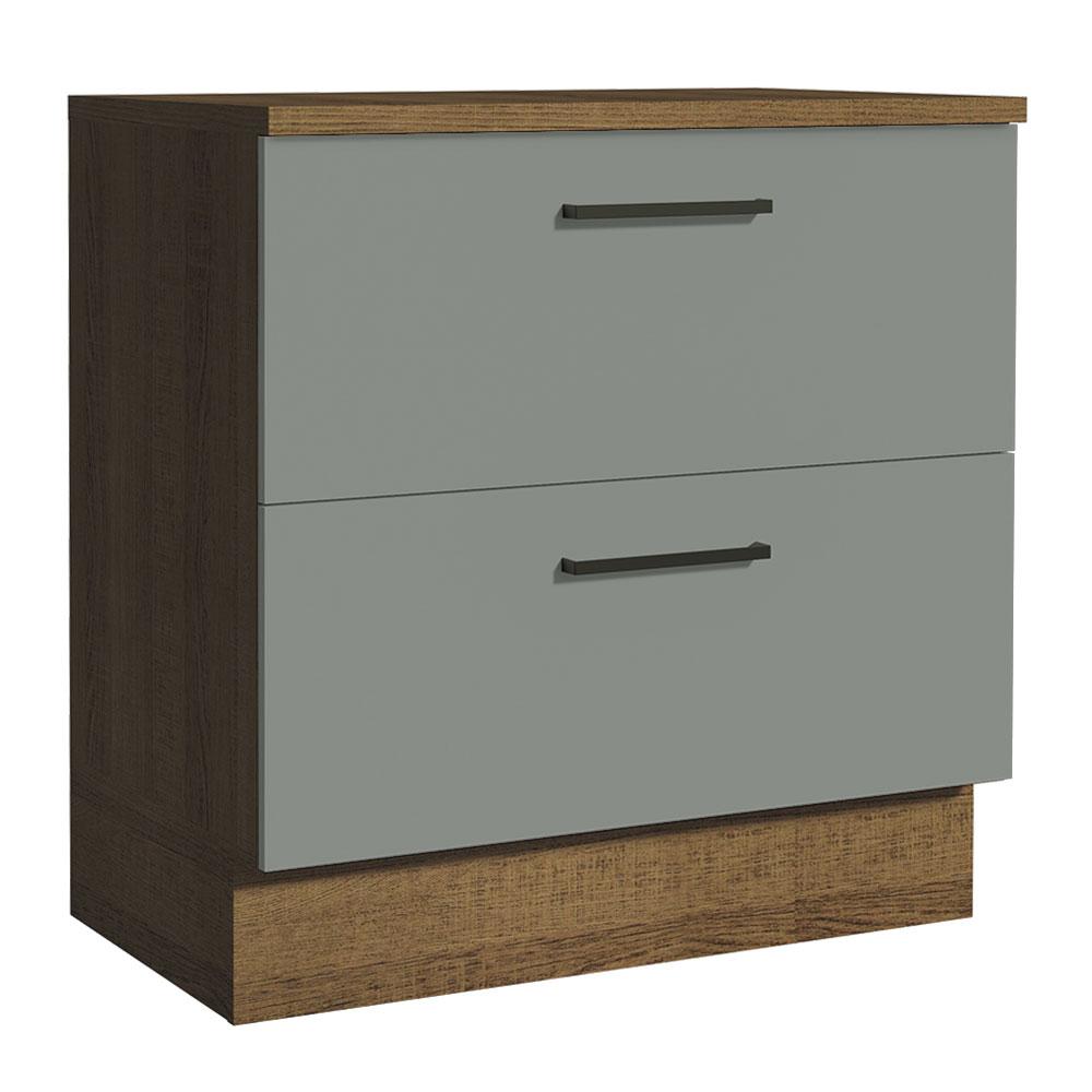 Foto 2 pulgar | Gabinete Bajo Cocina Madesa Agata 80cm Con Encimera Mg