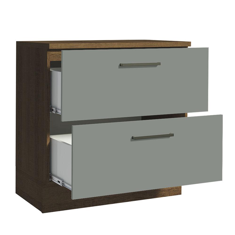 Foto 4 pulgar | Gabinete Bajo Cocina Madesa Agata 80cm Con Encimera Mg