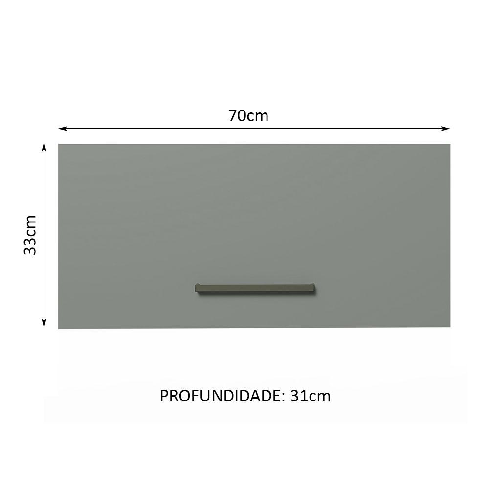 Foto 3 pulgar | Alacena Gabinete Superior Cocina Madesa Agata 70cm Bg