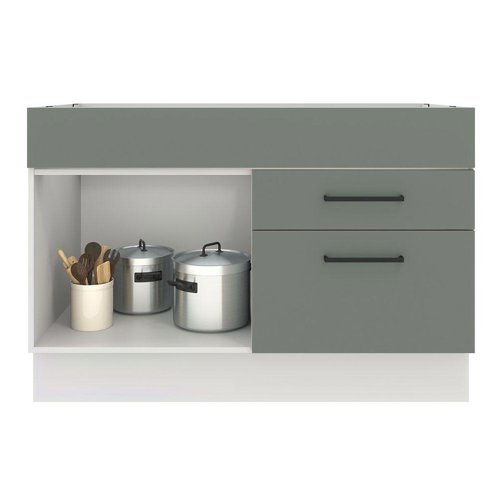 Foto 4 pulgar | Gabinete Bajo Cocina Madesa Agata 120cm Sin Encimera Bg 01