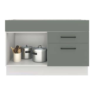 Foto 3 | Gabinete Bajo Cocina Madesa Agata 120cm Sin Encimera Bg 01
