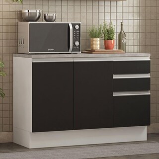 Foto 2 | Gabinete Bajo Cocina Madesa Glamy 120cm Con Encimera Bn 01