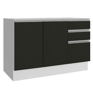 Foto 1 | Gabinete Bajo Cocina Madesa Glamy 120cm Sin Encimera Bn 01