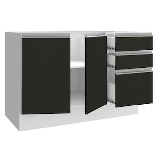Foto 4 | Gabinete Bajo Cocina Madesa Glamy 120cm Sin Encimera Bn 01