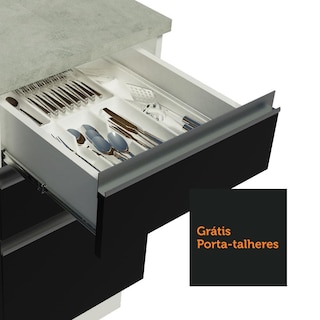 Foto 8 | Gabinete Bajo Cocina Madesa Glamy 120cm Sin Encimera Bn 01