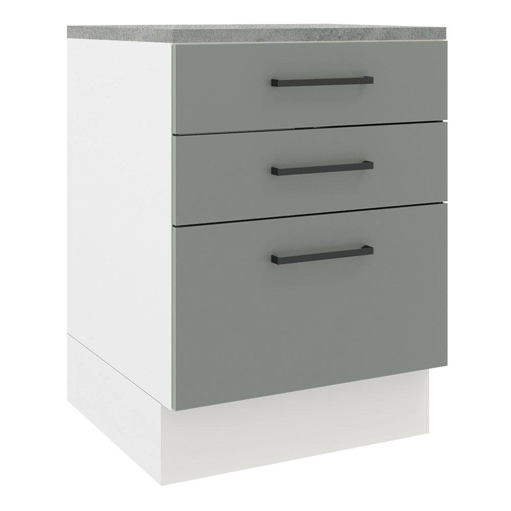 Foto 2 pulgar | Gabinete Bajo Cocina Madesa Agata 60cm Con Encimera Bg