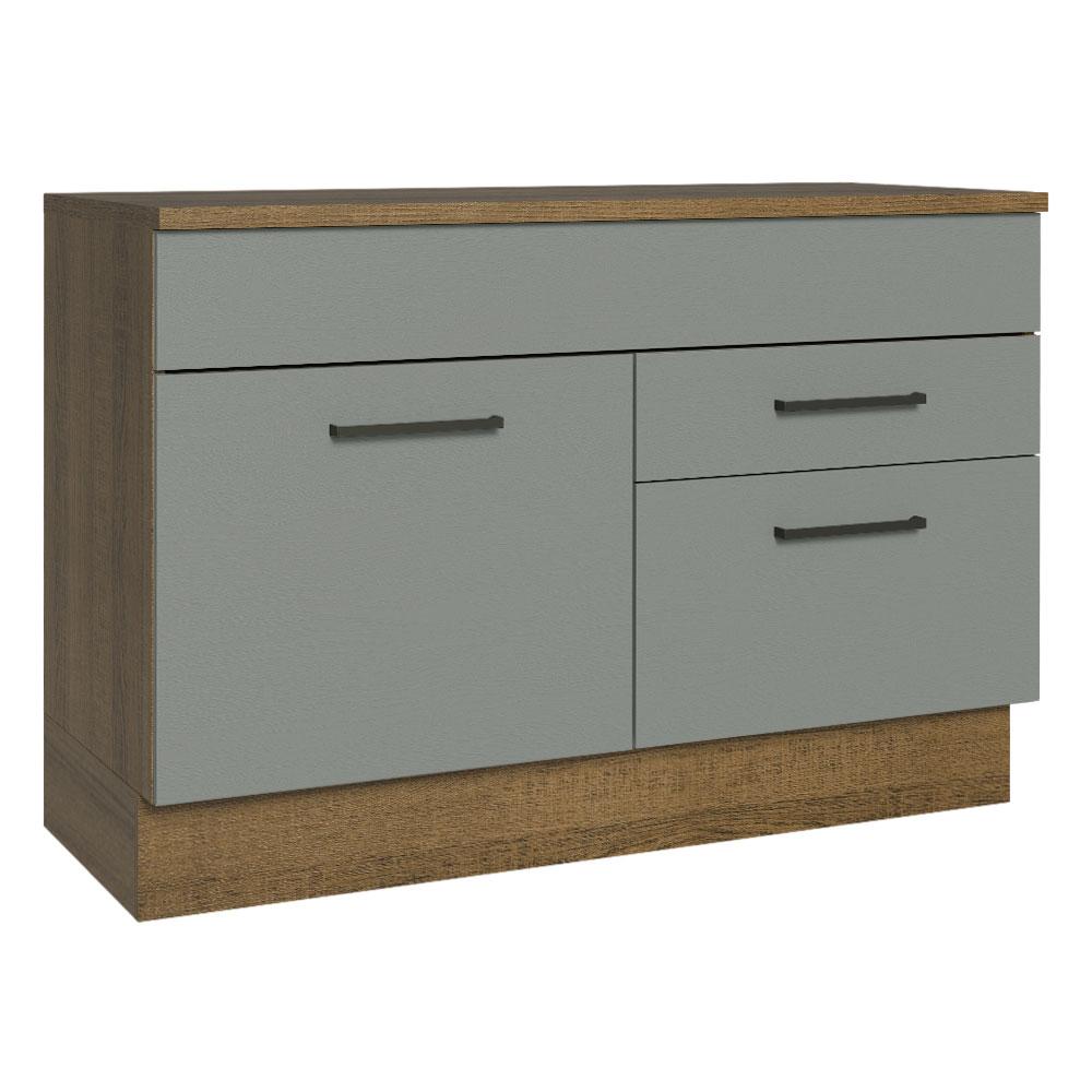 Foto 2 pulgar | Gabinete Bajo Cocina Madesa Agata 120cm Con Encimera Mg 01