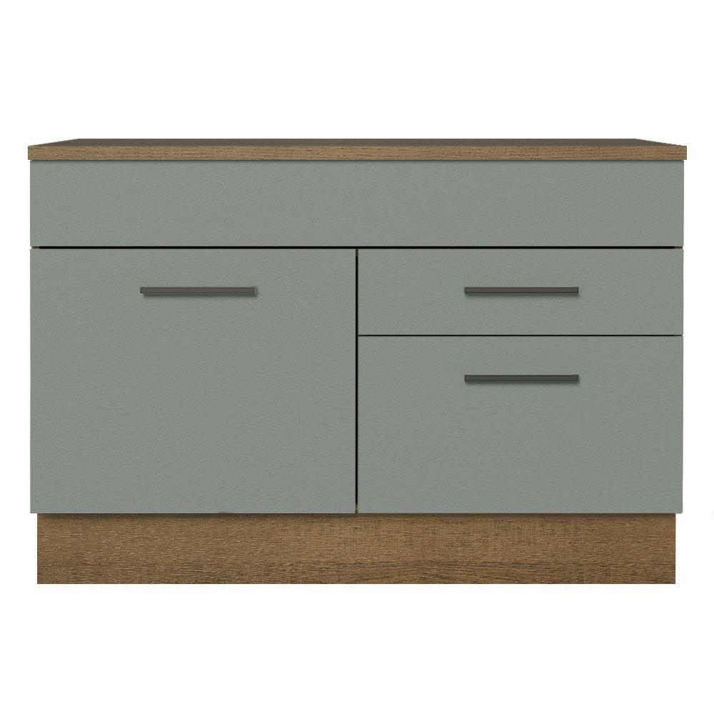 Foto 4 pulgar | Gabinete Bajo Cocina Madesa Agata 120cm Con Encimera Mg 01