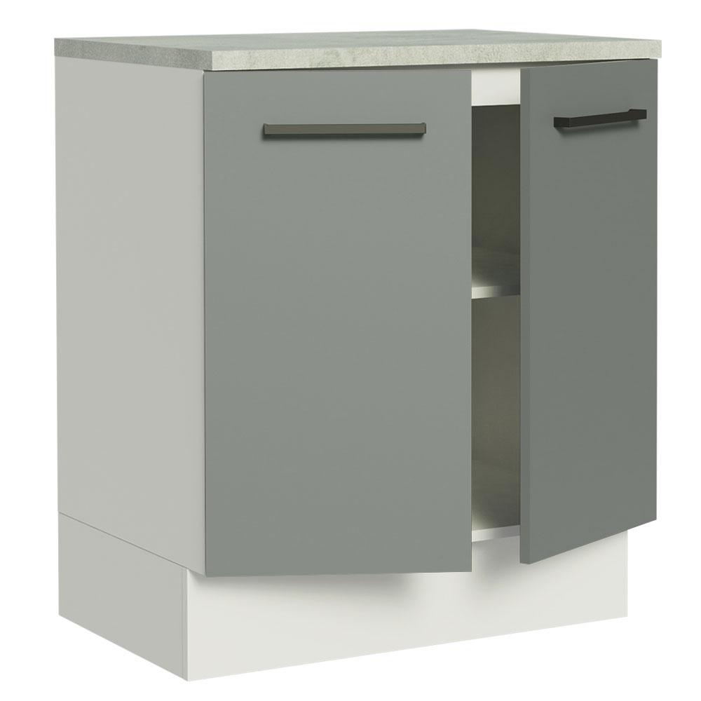 Foto 4 pulgar | Gabinete Bajo Cocina Madesa Agata 70cm Con Encimera Bg