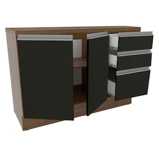 Foto 5 | Gabinete Bajo Cocina Madesa Glamy 120cm Con Encimera Mn 01