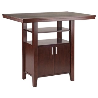 Foto 1 | Mesa De Comedor Winsome Albany High Walnut 76 X 106 X 91 Cm - Venta Internacional.