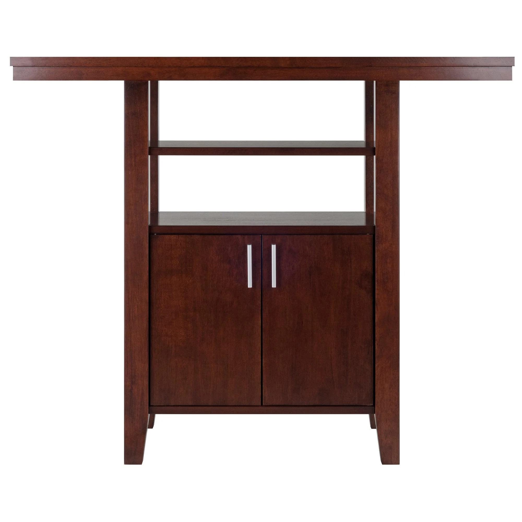 Foto 2 | Mesa De Comedor Winsome Albany High Walnut 76 X 106 X 91 Cm - Venta Internacional.