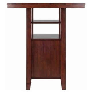 Foto 3 | Mesa De Comedor Winsome Albany High Walnut 76 X 106 X 91 Cm - Venta Internacional.