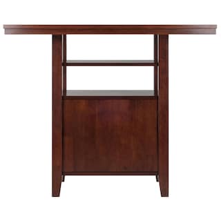 Foto 4 | Mesa De Comedor Winsome Albany High Walnut 76 X 106 X 91 Cm - Venta Internacional.