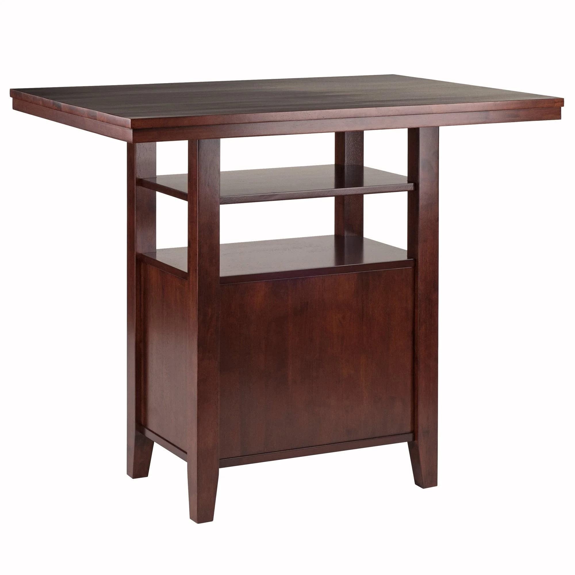 Foto 6 pulgar | Mesa De Comedor Winsome Albany High Walnut 76 X 106 X 91 Cm - Venta Internacional.