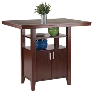 Foto 6 | Mesa De Comedor Winsome Albany High Walnut 76 X 106 X 91 Cm - Venta Internacional.