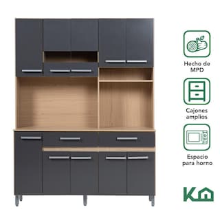 Foto 2 | Mueble Alacena Rack Organizador Despensero Multiusos Cocina