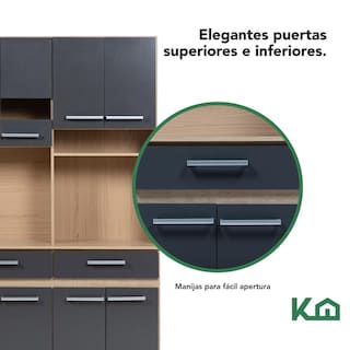 Foto 4 | Mueble Alacena Rack Organizador Despensero Multiusos Cocina