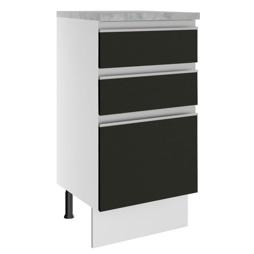 Foto 1 | Gabinete Bajo Cocina Madesa Glamy 40cm Con Encimera Bn 01