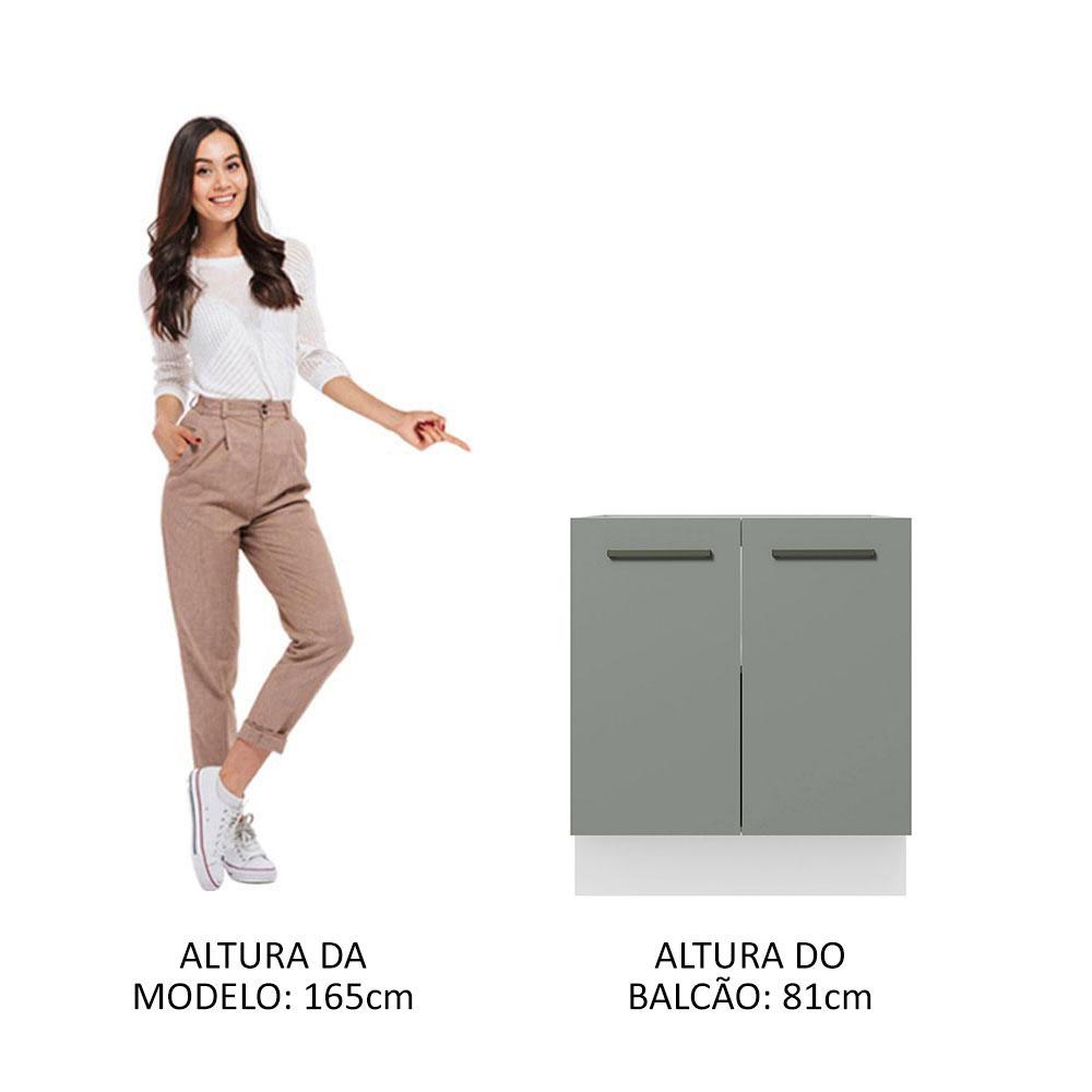 Foto 6 pulgar | Gabinete Bajo Cocina Madesa Agata 70cm Sin Encimera Bg 02