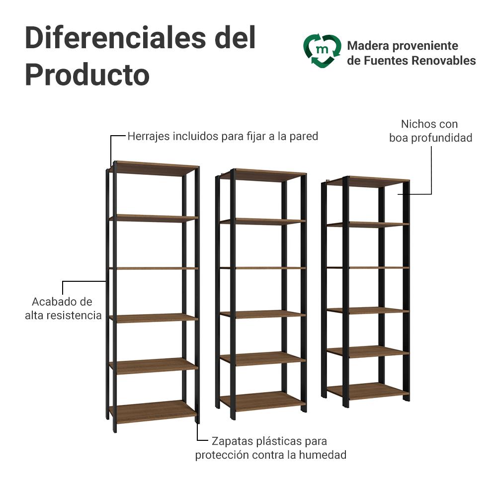 Foto 5 pulgar | Armario Organizador Multiuso Para Cocina Madesa 177cm Mn