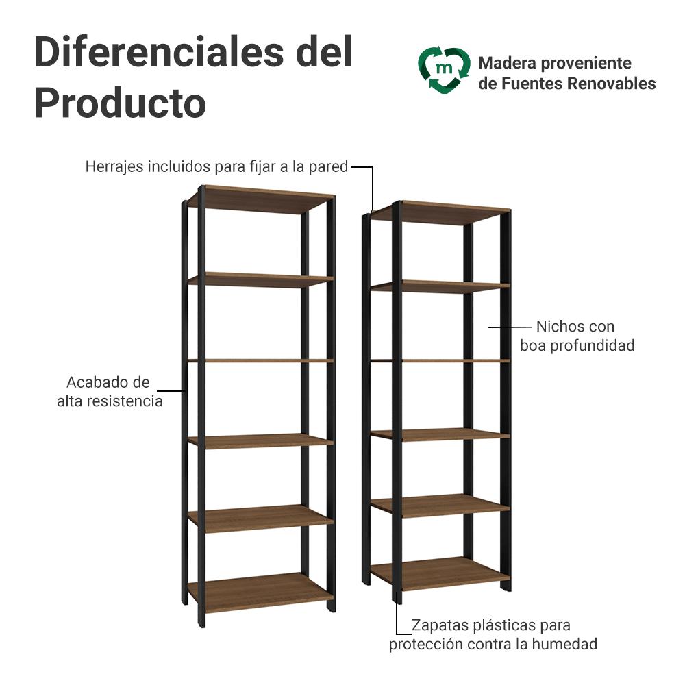 Foto 5 pulgar | Armario Organizador Multiuso Para Cocina Madesa 118cm Mn