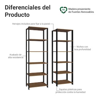 Foto 4 | Armario Organizador Multiuso Para Cocina Madesa 118cm Mn