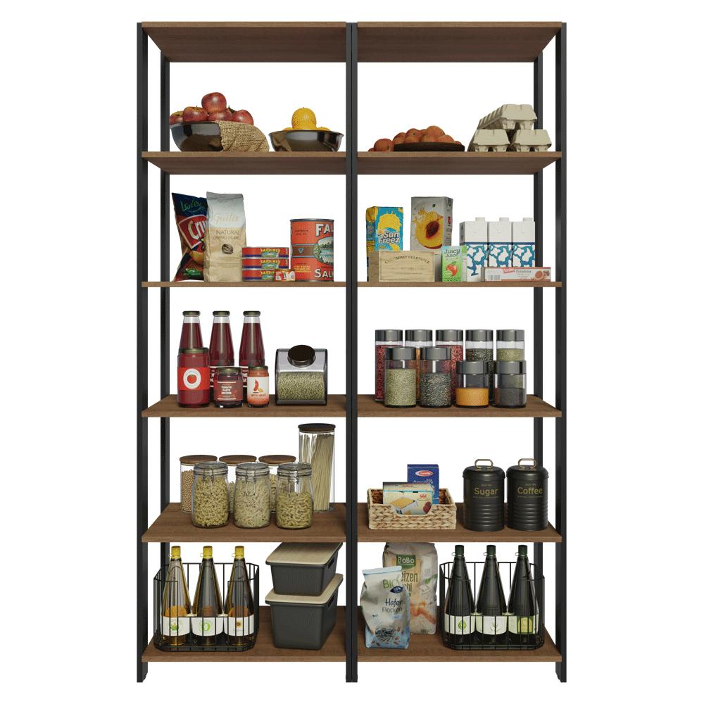 Foto 5 | Armario Organizador Multiuso Para Cocina Madesa 118cm Mn
